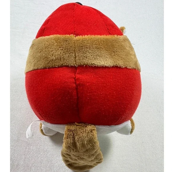 Buc-ees Beaver Plush Stuffed Animal Round Mascot Toy Jaag Red Hat Texas Souvenir - Picture 3 of 8